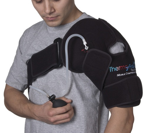 ThermoActive Hot or Cold Therapy Shoulder Support by Polygel