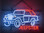 Jeepster Commando Convertible neon 3/4 view