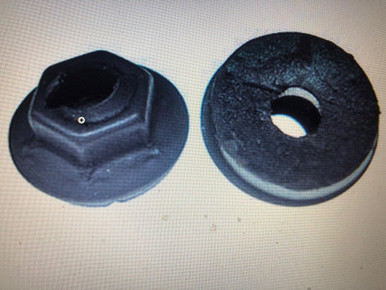 PRODUCT DESCRIPTION
Emblem nut fastener
1/8” thread cutting nut with sealer that may be used on various Jeep, Plymouth and Dodge cars & trucks. These nuts are used on 1/8" diameter smooth studs. They have a 5/16" hex and a 9/16" diameter flange. Each nut comes with a mastic type sealer.
Emblem nut fastener
1/8” thread cutting nut with sealer that may be used on various Jeep, Plymouth and Dodge cars & trucks. These nuts are used on 1/8" diameter smooth studs. They have a 5/16" hex and a 9/16" diameter flange. Each nut comes with a mastic type sealer.