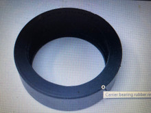 Carrier bearing rubber ring isolator for front Spicer driveshaft