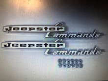 jeepster commando hood emblems
