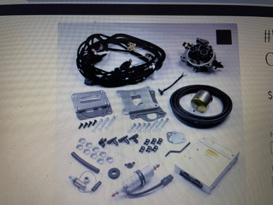 Description
– This kit does not have a California E.O. # (exemption order)

– In the state of California this kit can be installed on 1975 or earlier vehicles only

For converting an I6, V6 or V8 engine from carburetor to throttle body fuel injection. Uses remanufactured GM throttle body appropriate for engine size. Operates GM engines with or without ECM controlled ignition. Very popular for older street-driven vehicles or 4 wheel drive vehicles. Contains all sensors, components, wiring harnesses, ECM and fuel pump to install fuel injection on your engine. Custom calibration PROM for your engine. ECM installs under dash. Fuel pump installs in main fuel line, and bypass fuel is returned to the tank. Harness includes diagnostic connector, and diagnostic is similar to 1986-92 GM pickup.
