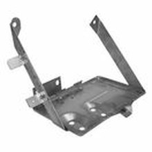 Stainless steel battery tray, 

 

Fits:

Jeep CJ-5 (1976-1983).
Jeep CJ-7 (1976-1986).
Jeep CJ-8 (1981-1986).
 

This can be made to fit all sorts of Jeeps, not a bolt in for Jeepster/Commandos, but easily modified