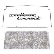 Jeepster/Commando insulated under hood cover, Jeepster/Commando logo