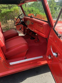 red pinstripe jeepster commando