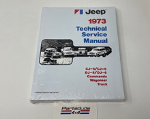 Service manual, 1973 CJ 5/7, Commando, Wagoneer and J-Truck