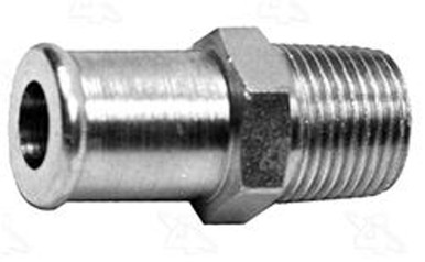 Heater hose fitting, 3/8" NPT x 5/8" barbed, straight