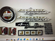 Jeepster Commando Emblem Master Kit Gold