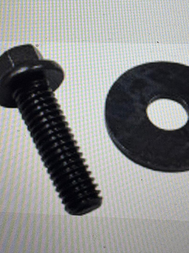 Distributor hold down bolt & washer, 215-225-231-252-300-340-350

With original late model 350 & V6 timing covers plus 991689T replacement timing covers 