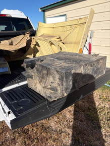 gas tank 25 gal aero complete w/sender used