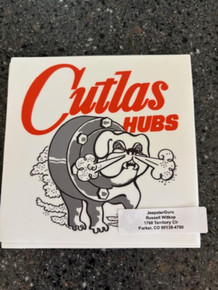 CUTLASS HUB STICKER