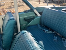 1966 1971 Jeepster rear quarter panel wheel cover set surrounds