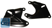 2 piece buick 350, 225, 231 power steering. mounts to 3rd engine bracket. these hold the GM pump