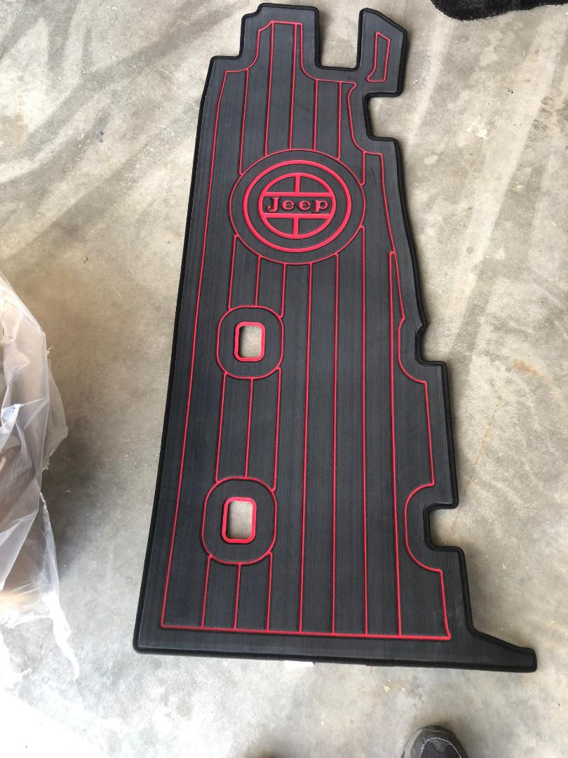 Rubber Floor Mat In Colors 6mm Thick With Logo Jeepster Guru