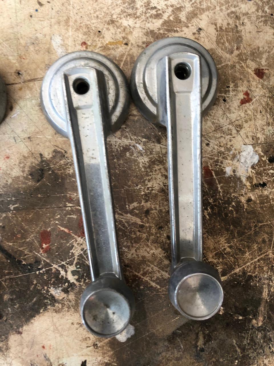 door handle chrome deluxe roll up EACH Jeepster Guru