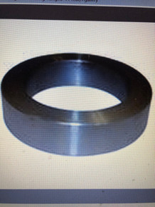 Axle bearing retainer ring, flanged 44 rear