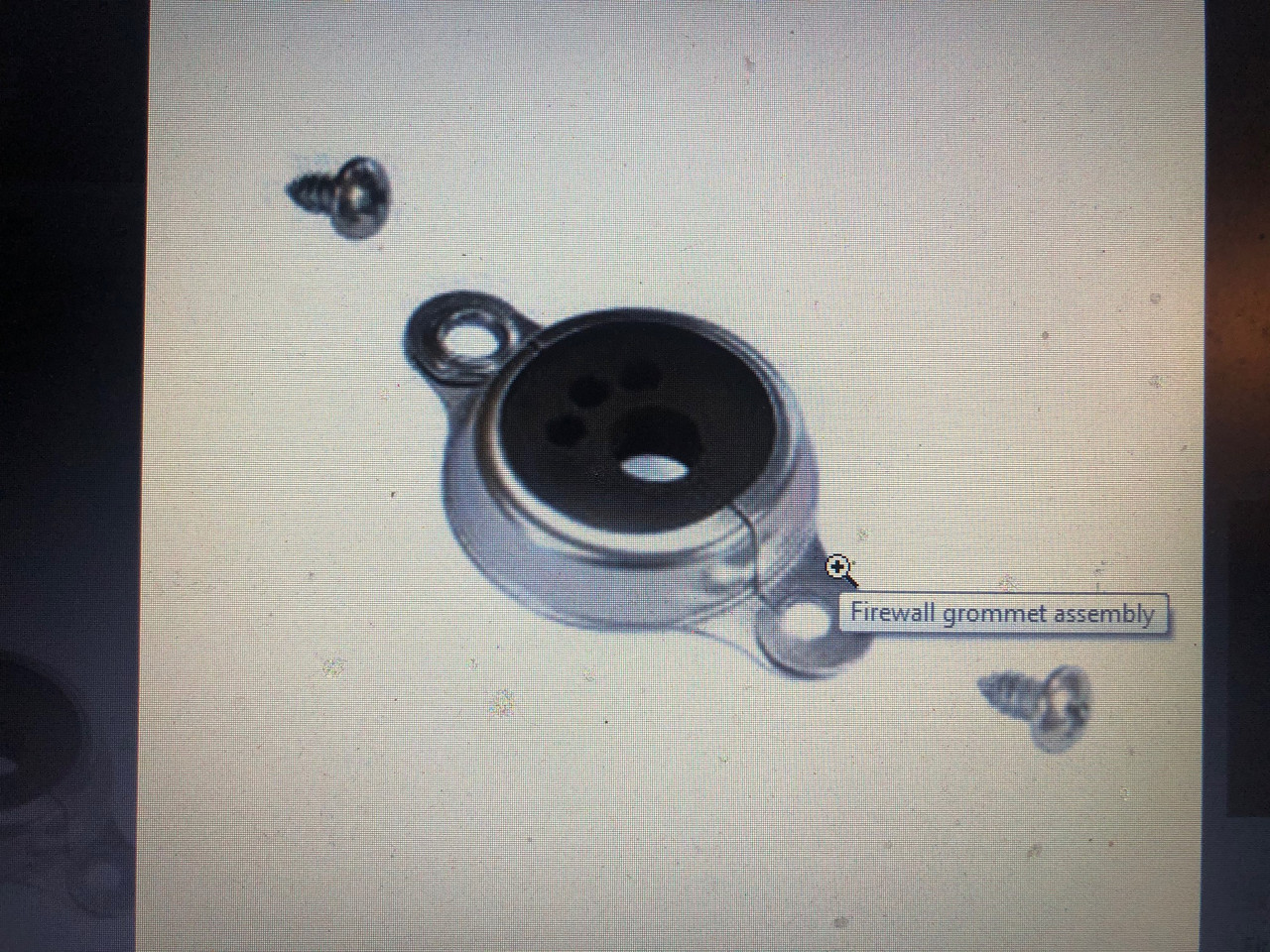 Firewall grommet assembly Jeepster Guru