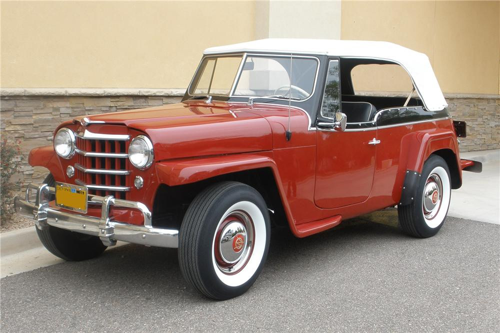SIDE CURTAINS COLOR 19" WILLYS VJ JEEPSTER CONVERTIBLE - Jeepster Guru