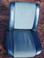 Aqua White Pin Striped Pleated Front Seat
