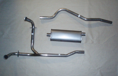  1972-73 Jeep Commando V8 Stainless Steel Single Exhaust 