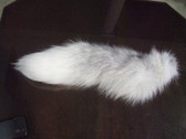 Natural Platinum (Arctic Marble) Fox Tails