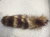 Bleach Blonde Raccoon tail xlarge 9''-11''