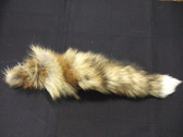 AMERICAN RED FOX TAIL WITH WHITE TIP.