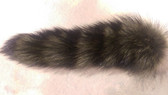 Dyed Mint Green Raccoon Fur Tails 9''-11''