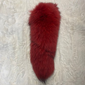 DYED RED FOX TAIL