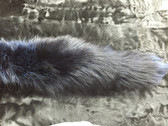 Dyed Navy Blue Fox Tail