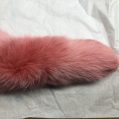 Dyed Blush Red Fox Tail