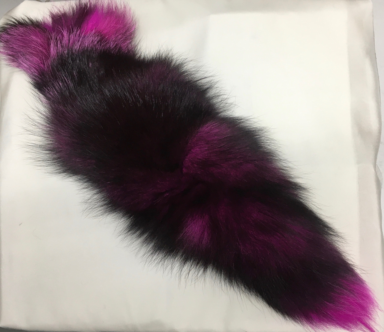 Dyed Magnolia Pink Silver Fox Tail - FURTAILS