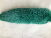 Dyed Emerald Green Arctic Fox Tail