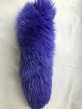 Dyed Purple  Arctic Fox Tail