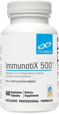 ImmunotiX 500™
Patented 1,3/1,6 Whole Glucan Particle