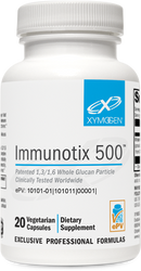 ImmunotiX 500™
Patented 1,3/1,6 Whole Glucan Particle
