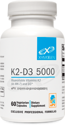 K2-D3 5000
Bioavailable Vitamins K2 (as MK-7) and D3*