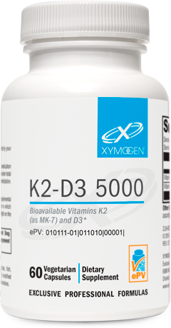 K2-D3 5000
Bioavailable Vitamins K2 (as MK-7) and D3*