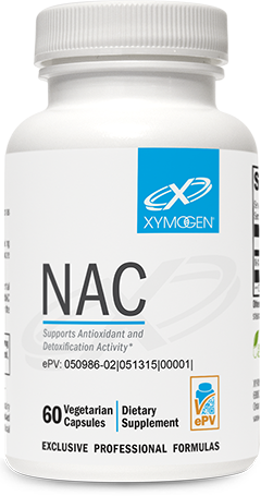 NAC
Supports Antioxidant and Detoxification Activity