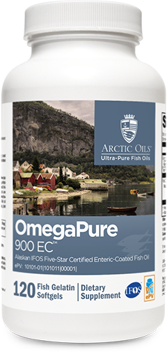 OmegaPure 900 EC™
Alaskan IFOS Five-Star Certified Enteric-Coated Fish Oil