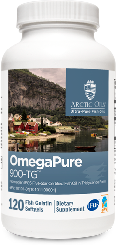 OmegaPure 900-TG™
Norwegian IFOS Five-Star Certified Fish Oil in Triglyceride Form