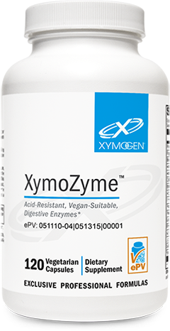 XymoZyme®Xymogen formula
Acid-Resistant, Vegan-Suitable, Digestive Enzymes*