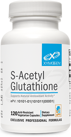 Xymogen S-Acetyl-Glutathione
Supports Natural Antioxidant Activity*