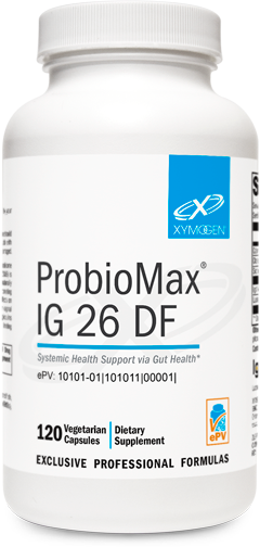 Xymogen ProbioMax® IG 26 DF
Systemic Health Support via Gut Health*