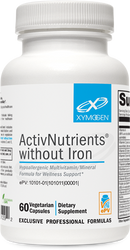 Xymogen ActivNutrients® without Iron
Hypoallergenic Multivitamin/Mineral Formula for Wellness Support*
