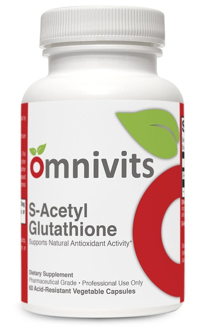 S-Acetyl Glutathione 60 Capsules.
Acetylated form of glutathione.
Supports Natural Antioxidant Activity.