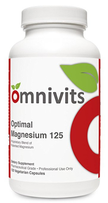 Optimal Magnesium 125 Mag 125 mg per Capsule
Albion®’s TRAACS® Magnesium Lysinate Glycinate (Mineral Amino Acid Chelate) & Di-magnesium Malate | Enhanced Absorption 
