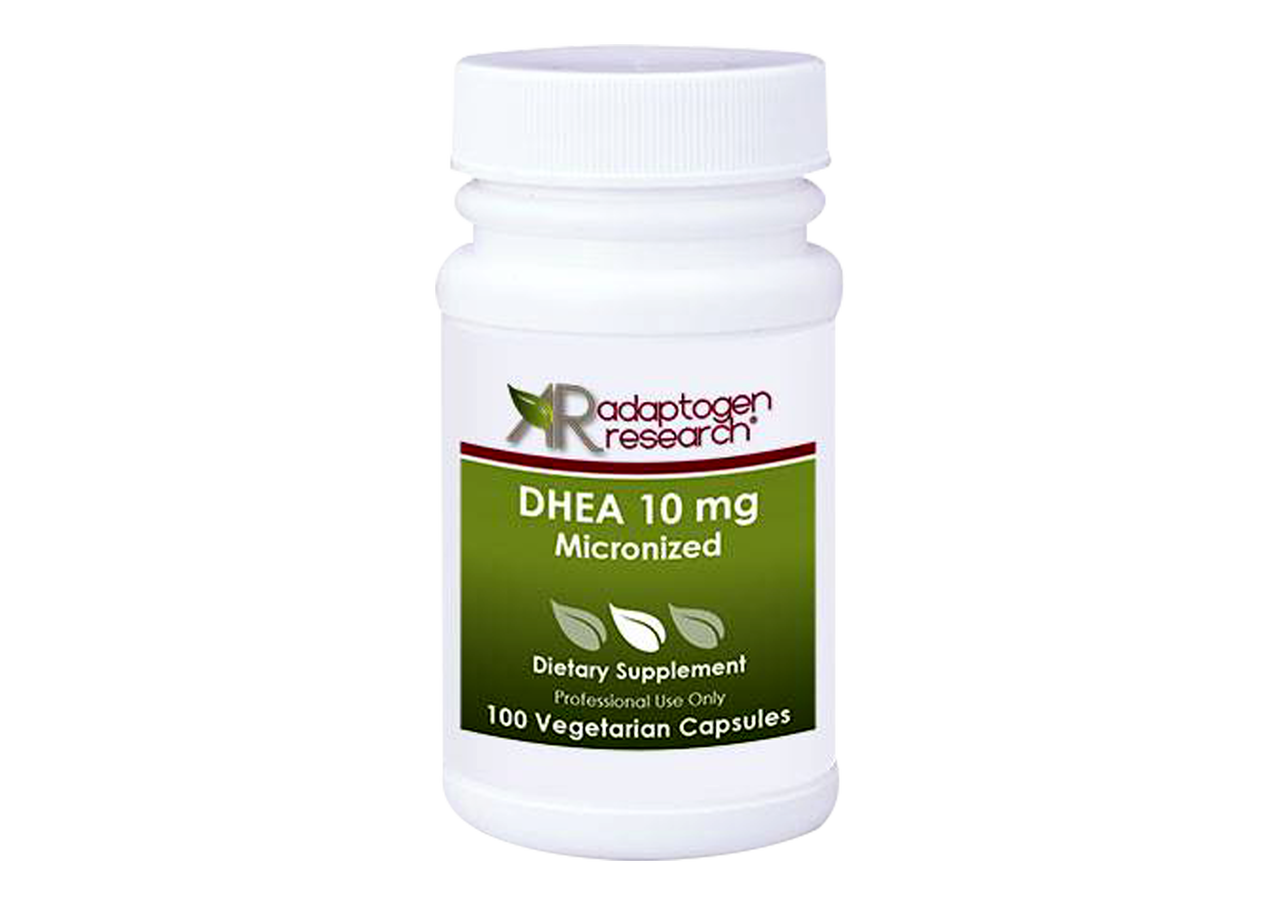 DHEA 10mg Micronized 100 Vegetarian Capsules Adaptogen Reseach