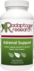  Adrenal Support | 120 Vegetarian Capsules | Adaptogen Reseach