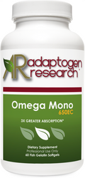 Omega Mono 650EC | 60 Fish Gelatin softgels | Adaptogen Research
